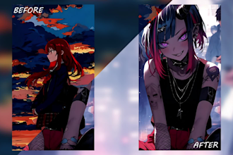 animate your 2d image, background with perfect loop