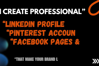 create all social media accounts and pages for your business