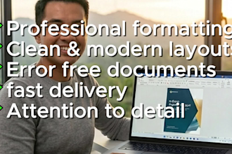 be your ms word expert to format edit andfix your documents professionally