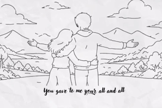 design a custom hand drawn lyric video with beat synced animation
