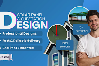 do solar pv, substation and lv mv panel design
