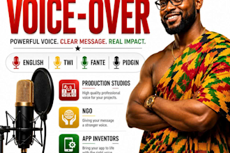 record narration  storytelling voice over in twi or english