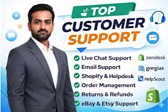 provide customer support for your ebay etsy poshmark and shopify store