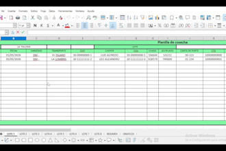 create an excel system for crop harvest and sharecropping management