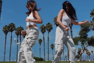 create tiktok dance challenge, tiktok dance video, group dance, rock video dance