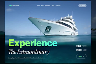 design a jet ski website, jet ski rental website, water sports website