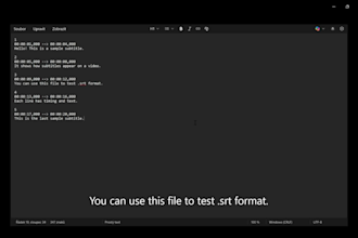 create accurate srt or vtt subtitles for your video