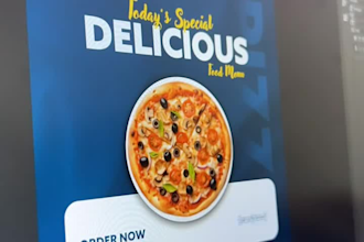 design eye catching flyers, banners, and social media ads for sales and events