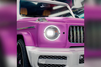 make 3d realistic car garage animation video
