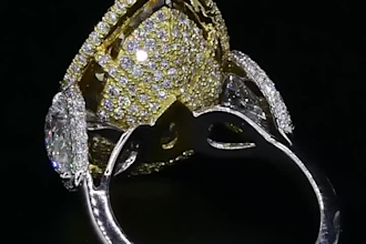 create luxury 3d jewelry animation for rings necklaces and gems