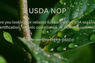 do usda organic certification documentation