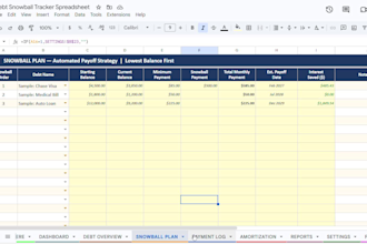 build a custom budget spreadsheet in excel or google sheets