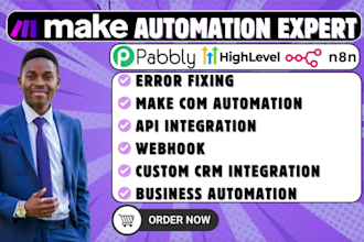 fix make com made com setup make com automation make automation make expert