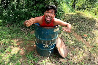 wish happy birthday with funny drum