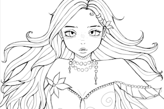 draw a anime illustration and character commission   oc