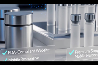 supplement website research peptide build fda compliant peptide site fast