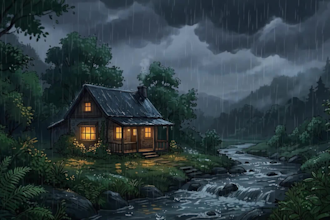 create cozy relaxing rain video for your youtube channel