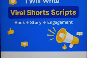 create viral youtube shorts and instagram reels scripts