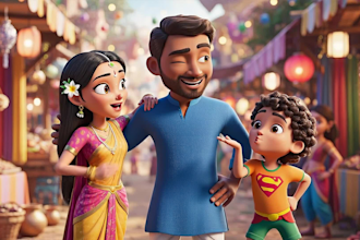 create high quality pixar style ai characters,avatars