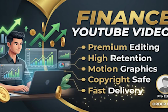 create engaging finance youtube automation videos with premium editing
