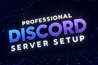 professionally setup and customize your discord server