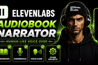 create ai audiobook narration using multiple character voices