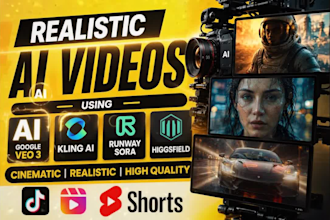 create cinematic ai videos ai movie trailers ai short film, runway sora ai video