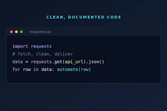integrate rest apis and build python automation scripts