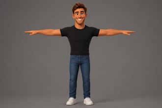 do 3d blender rig character rigging, 3d cc5 cc4 iclone rigging, 3d cartoon pixar