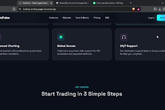 build saas landing page with tailwind css react