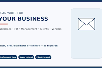 write professional business email and replies