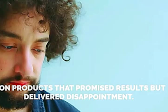 do vsl editing, vsl editor, talking head, video sales letter, motion graphics