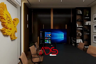 3d interior design for your office