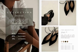design catalog magazine brochure book layout