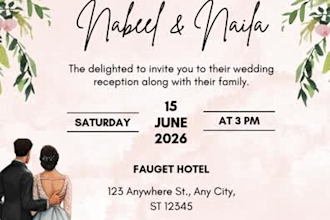 create canva editable invitation template for any event