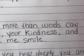 write a beautiful handwriting letter for you