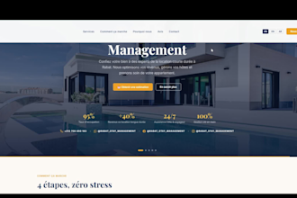 build a professional, fully responsive, and modern multi page website