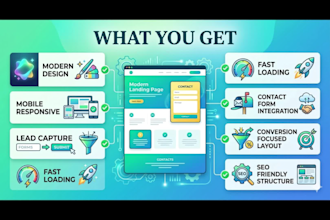 a modern website for your business or startup