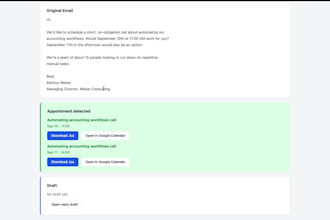 build an ai assistant that organizes your business emails