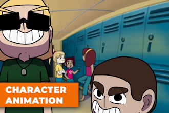 create a professional 2d animation
