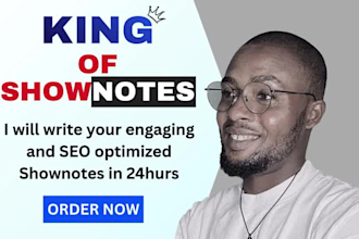 write SEO show notes, timestamps, summary less than 24 hours