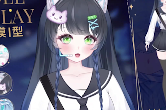 design live2d vtuber model live 2d vtuber rigging 2d vtuber model anime avatar