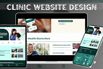 build clinic website medical and health website dental clinic wordpress website