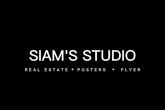 design your professional real estate poster