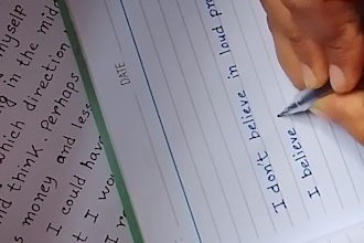 write personalized letters and notes