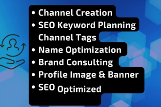 be your certified youtube video SEO services and yt manager