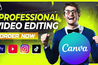 create editable canva videos, canva templates and canva video editing
