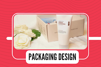 design a modern minimalist logo and brand identity for startups and fmcg brands