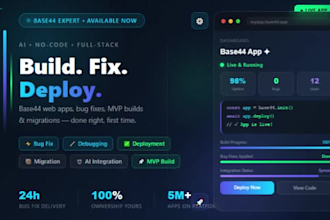 base44 integration base44 debugging base44 expert base44 migration base44 mvp