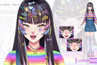 create a 3d streaming avatar vtuber with face tracking